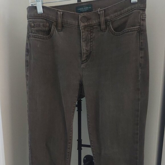 Lauren  Petite jeans, Olive, sz 2 - Picture 1 of 4